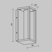 Настенный светильник (бра) Outdoor арт-O480WL-L12B3K — фото 2, Уличное освещение