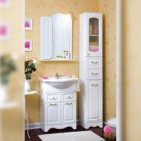 Комплект мебели для ванной Бриклаер АННА 60L, белый — фото 1, Комплекты мебели для ванной