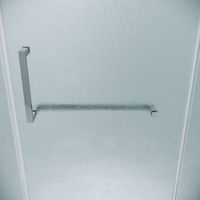 Душевое ограждение Grossman Pragma (100х100х195) трапеция,распашная,хром,стекло шиншилла, 1 место арт-302.K33.03.1010.10.02 — фото 9, Душевые уголки трапеция