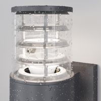 Настенный светильник (бра) Outdoor O576WL-01GR — фото 7, Уличное освещение