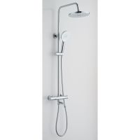 Душевая система Сантаком stOmega 7708, хром — фото 1, Душевые стойки