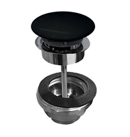 Донный клапан Scarabeo цвет черный матовый арт-10010/C CR 49 — фото 1, Донные клапаны