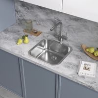 Кухонная мойка Reflexion Orta полированная сталь арт-RX2444SS — фото 6, Кухонные мойки