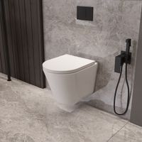 Унитаз подвесной Tornado Vito , ультратонкое soft-close сиденье арт-VT1-23T — фото 8, Подвесные унитазы