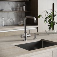 Товар: Смеситель для кухни SANCOS Vela с возможностью подключения фильтра для воды, цвет брашированный никель, арт. арт-SC4013BN - фото 2 Смеситель для кухни SANCOS Vela с возможностью подключения фильтра для воды, цвет брашированный никель, арт. арт-SC4013BN — фото 2, Смесители для кухни