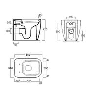 Товар: Унитаз SIMAS HENGES напольный приставной безободковый цвет белый HE01/F91 - фото 2 Унитаз SIMAS HENGES напольный приставной безободковый цвет белый HE01/F91 — фото 2, Подвесные унитазы