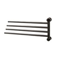 Товар: K-1034GUN METAL Держатель полотенец четверной K-1034GM - фото 1 K-1034GUN METAL Держатель полотенец четверной K-1034GM — фото 1, Держатели для душа