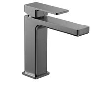 Savona Смеситель для раковины 125мм, гладкий, подводка 1⁄2", металл арт-AQM6810GM — фото 1, Смесители для раковины