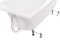 Ванна MIRA 180см из литьевого мрамора NOVA GEL с металлическими ножками/ Aqua de Marco 1180WMIR_GEL — фото 7, Ванны