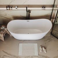 Товар: Ванна отдельностоящая Grossman Galaxy GR-2102M (170х75х72) цвет белый матовый,1 место - фото 4 Ванна отдельностоящая Grossman Galaxy GR-2102M (170х75х72) цвет белый матовый,1 место — фото 4, Акриловые ванны