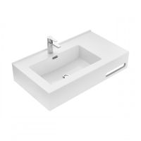 Раковина КВАДРО Про 80, левая арт-1A734431QA01L — фото 2, Раковины подвесные