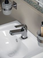 OneLife смеситель для раковины однорычажный полимерный, хром арт-P02-021cr — фото 11, Смесители для раковины