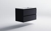 Товар: Нижний шкаф Альфа 90 с 2 ящиками темно-серый (RAL7024 матовый) + Раковина "Альфа 90" арт-3060007ral7024+04010008 - фото 4 Нижний шкаф Альфа 90 с 2 ящиками темно-серый (RAL7024 матовый) + Раковина "Альфа 90" арт-3060007ral7024+04010008 — фото 4, Тумбы с раковиной
