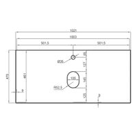 Столешница La Fenice Granite Black Olive Light Lappato Terra 100 см, черная FNC-VS03-TER-100 — фото 2, Консоли
