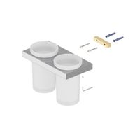 Стакан для зубных щеток двойной Timo Petruma никель арт-15234/13 — фото 2, Стаканы для зубных щеток