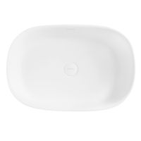 Раковина Conca 540 округлая, белый матовый, MonteBianco арт-12020 — фото 4, Раковины накладные