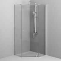 Товар: W87G-405-9090-MT Sunny душ огражд 5-угольн, распашн дверь 90x90 серебро,стекло прозрачн - фото 1 W87G-405-9090-MT Sunny душ огражд 5-угольн, распашн дверь 90x90 серебро,стекло прозрачн — фото 1, Душевые уголки трапеция