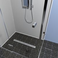 К-т водоотводящий желоб DP20-900 из нержавеющей стали + Декор. решетка SG20-900 арт-DP20900-SG20900 — фото 2, Душевые лотки