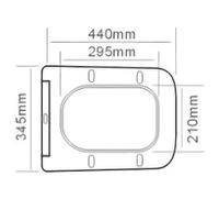 Сиденье для унитаза Grossman GR-4470S тонкое,белое,1 место GR-49K2670S — фото 3, Сиденья для унитаза