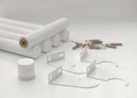 Отопительный радиатор Сунержа Эстет-1 EU50 левый 1200х180 4 секции Белый арт-12-0310-1204 — фото 3, Радиаторы отопления