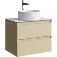 Товар: Подвесная тумба с двумя ящиками 65 см, цвет морская дюна со столешницей мрамор белый и наставным умывальником арт-GE01652MD+STG662X476MW - фото 5 Подвесная тумба с двумя ящиками 65 см, цвет морская дюна со столешницей мрамор белый и наставным умывальником арт-GE01652MD+STG662X476MW — фото 5, Тумбы с раковиной