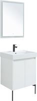 Мебель для ванной Aquanet Nova Lite 60 белый глянец (2 дверцы) арт-00302532 — фото 3, Комплекты мебели для ванной