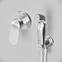 F40H85C00 Sunny, гигиенический набор для скрытого монтажа со смесителем для душа, хром, шт. — фото 1, Гигиенические души