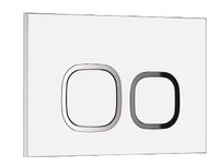 Кнопка CR01WH смыва для инсталляций Ceruttispa (белая, глнцевая) — фото 1, Кнопки смыва