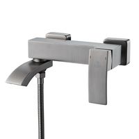 Смеситель для ванны Rose R1552T, пепельный — фото 1, Смеситель для ванны