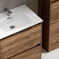 Тумба под раковину SANCOS Libra Floor напольная, 690х450х840, c двумя ящиками оснащенными доводчиками, дуб чарльстон, арт. арт-LB70FECH — фото 7, Тумбы под раковину