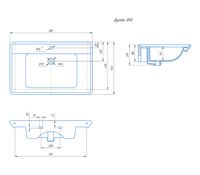 Товар: Комплект мебели для ванной Гранда 85 Белый Патина Серебро (Со шкафчиком) 1148703 - фото 6 Комплект мебели для ванной Гранда 85 Белый Патина Серебро (Со шкафчиком) 1148703 — фото 6, Комплекты мебели для ванной