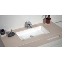 Раковина Castello Uno прямоугольная, белый матовый, MonteBianco арт-12113 — фото 2, Раковины накладные