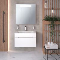 Тумба подвесная OLIVIA 80 /1 ящ/ AQUA DE MARCO 2080COLI/H — фото 6, Тумбы под раковину