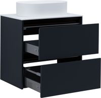 Тумба под раковину Allen Brau Activity 70 1.34003.AM антрацит матовый/черный браш — фото 3, Тумбы под раковину