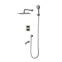 Товар: BRONX Смеситель для ванны и душа термостатический, встраиваемый, LM, арт-LM3742GM - фото 1 BRONX Смеситель для ванны и душа термостатический, встраиваемый, LM, арт-LM3742GM — фото 1, Смеситель для ванны