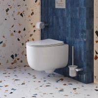 Унитаз подвесной безободковый с сиденьем и смывом TORNADO BelBagno SOFT-TOR арт-BB084CH-TOR/SC — фото 2, Подвесные унитазы