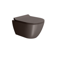 Товар: унитаз подвесной PURA безободковый с водоворотной системой смыва Swirlflush фаянсовый коричневый матовый арт-881616 - фото 2 унитаз подвесной PURA безободковый с водоворотной системой смыва Swirlflush фаянсовый коричневый матовый арт-881616 — фото 2, Подвесные унитазы