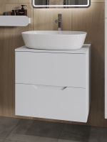 Orange Line Li-60TuwMDF+B08-500W тумба с раковиной подвесная 60 см, белый Li-60TuwMDF+B08-500W — фото 5, Тумбы с раковиной