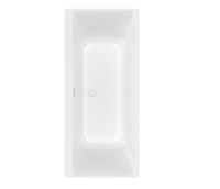 Ванна, Villeroy&Boch, Subway 3.0, ширина, мм-1800, глубина, мм-800, высота, мм-480, водоизмещение (л)-219, тип установки-встраиваемый/пристенный, форма-прямоугольная, слив-перелив-в комплекте, слив в цвет ванны, перелив хромированный, диаметр слива, мм-52, ножки-есть, материал-Quaryl, цвет-альпийский белый, с системой наполнения ванны SilentFlow, установленная в дне ванны арт-UBQ180SBW2TDV-01 — фото 1, Акриловые ванны