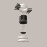 Встраиваемый светильник Technical DL058-7W3K-TRS-W — фото 6, Точечные светильники