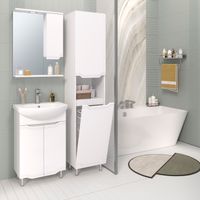 Зеркальный шкаф VIKTORIA 55 /правый/ AQUA DE MARCO 1055CVIC/R — фото 9, Зеркальные шкафы в ванную