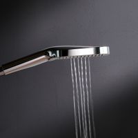 F028F000 Func, ручной душ 103х257мм, 3 функции, хром — фото 2, Лейки для душа