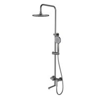 Душевая система Esko Sochi Gun metal , оружейная сталь арт-ST260SCGM — фото 1, Душевые стойки