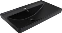 Раковина Aquanet Ирис 80 черная матовая арт-00329249 — фото 3, Раковины встраиваемые сверху