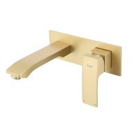 Смеситель для раковины встраиваемый Raglo , золотой сатин арт-R01.11.03 — фото 1, Смесители для раковины