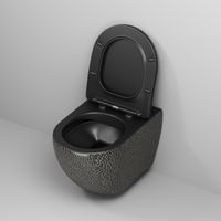 Товар: Унитаз Color (550х365х395)черный подвеснойбезободковый арт-GR-4411BBLS - фото 3 Унитаз Color (550х365х395)черный подвеснойбезободковый арт-GR-4411BBLS — фото 3, Подвесные унитазы