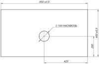 Столешница под раковину Allen Brau Infinity 85 1.21011.G Графит — фото 6, Столешницы под раковину