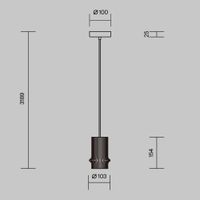 Подвесной светильник Maytoni MOD430PL-L5W3K — фото 7, Подвесные светильники