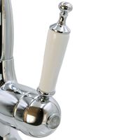 CUCINA OXFORD См-ль д/кухни моноком., ручка белая/хром 18241 — фото 5, Смесители для кухни