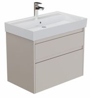 Тумба с раковиной Aquanet Nova Lite 2.0 60 2 ящ. цв. бежевый 00348187 — фото 1, Тумбы с раковиной